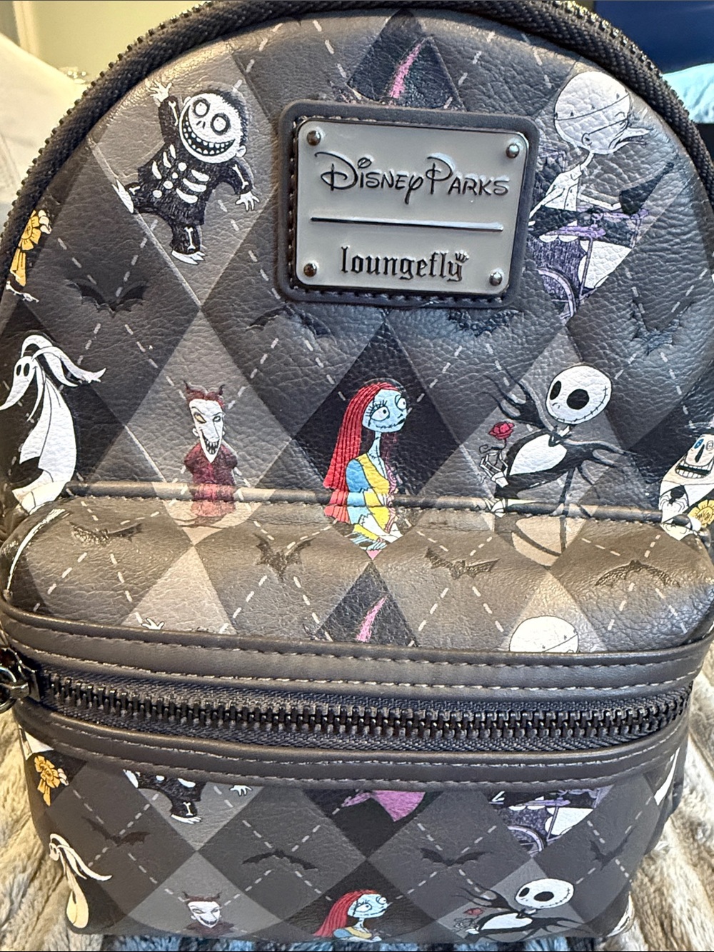 Disney Parks Loungefly The Nightmare Before Christmas Mini Backpack - Black